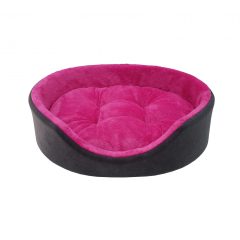 JESSY-4 Kutyaágy /Sötétszürke-Pink (45x60 cm)