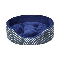JESSY-5 Kutyaágy /Kékpöttyös-Sötétkék (50x65 cm) JESSY-5 Kutyaágy /Kékpöttyös-Sötétkék (50x65 cm)