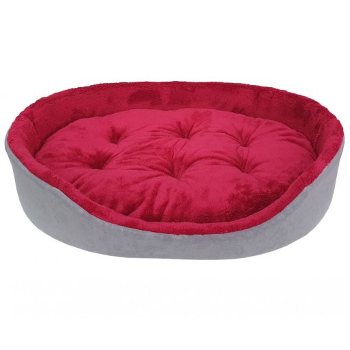 JESSY-5 Kutyaágy /Világosszürke-Bordó (50x65 cm)