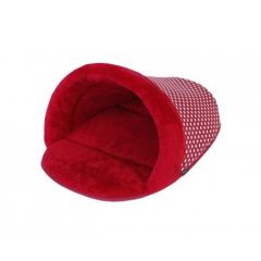 KYRA  Papucs  alvóhely /Bordópöttyös-Bordó (60x40 cm)