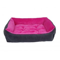 LERRY-1 Kutyakanapé /Sötétszürke-Pink (40x50cm) LERRY-1 Kutyakanapé /Sötétszürke-Pink (40x50cm)