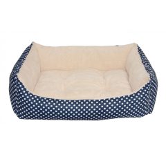 LERRY-2 Kutyakanapé /Kékpöttyös-Bézs (50x60 cm) LERRY-2 Kutyakanapé /Kékpöttyös-Bézs (50x60 cm)