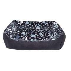 LERRY-2 Kutyakanapé /Nagytappancsos-Fekete (50x60 cm) LERRY-2 Kutyakanapé /Nagytappancsos-Fekete (50x60 cm)