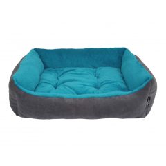 LERRY-2 Kutyakanapé /Sötétszürke-Türkiz (50x60 cm) LERRY-2 Kutyakanapé /Sötétszürke-Türkiz (50x60 cm)