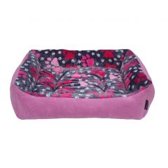 LERRY-2 Kutyakanapé /Nagytappancsos-Pink (50x60 cm) LERRY-2 Kutyakanapé /Nagytappancsos-Pink (50x60 cm)