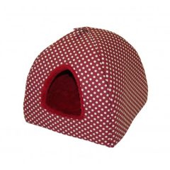 TOM-1 Macskakuckó /Bordópöttyös-Bordó (40x40x40 cm)  TOM-1 Macskakuckó /Bordópöttyös-Bordó (40x40x40 cm)