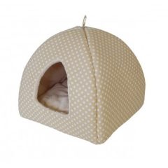 TOM-1 Macskakuckó /Drapp-pöttyös-Bézs (40x40x40 cm)  TOM-1 Macskakuckó /Drapp-pöttyös-Bézs (40x40x40 cm)