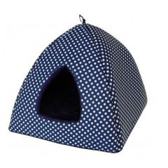 TOM-2 Macskakuckó /Kékpötyös-Sötétkék (50x50x45 cm)  TOM-2 Macskakuckó /Kékpötyös-Sötétkék (50x50x45 cm)