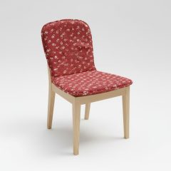 Alacsonytámlás párna /Bordó apróvirágos