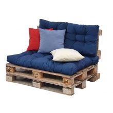 UV-álló ÜLŐPÁRNA Raklapbútorhoz (120x80cm) Navy-kék