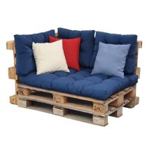 UV-álló ÜLŐPÁRNA Raklapbútorhoz (120x80cm) Navy-kék