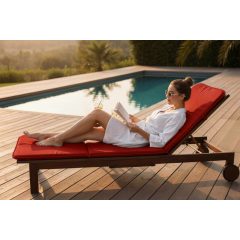 Napozóágy párna /UV-álló (Piros)