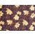 Pufi Ülőpárna 38x38 cm (barna-sárga virágos)