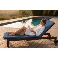 Napozóágy párna /UV-álló (Navy-kék)