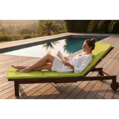 Napozóágy párna /Mikroszálas PLÜSS (Kiwi)