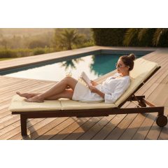 Napozóágy párna /UV-álló (Bézs)