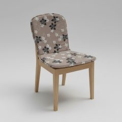 Alacsonytámlás párna /Drapp virágos