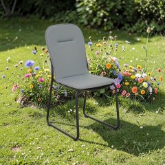   Középmagas-támlás párna /Mikorszálas PLÜSS  (Világosszürke)