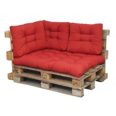 UV-álló Párna-Szett /Raklapbútorhoz (4db-os) Piros