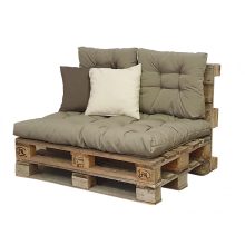 UV-álló Háttámla-párna Raklapbútorhoz (60x50cm) Drapp