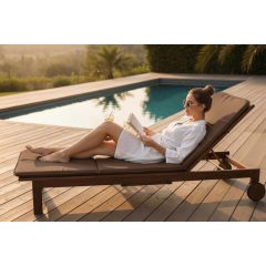 Napozóágy párna /UV-álló (Barna)