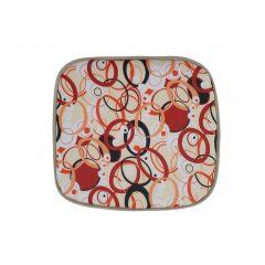   Szegett ülőpárna 38x40 cm /MINTÁS-Több színben (színes karikák)