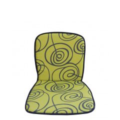   Alacsonytámlás párna /MINTÁS-Több színben  (Zöld kacskaringós)