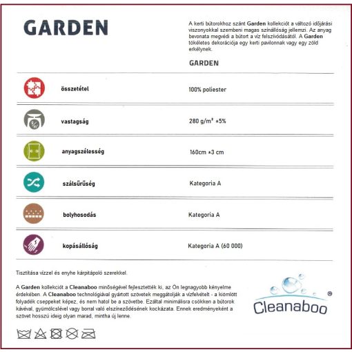 Magastámlás párna /UV-álló  (Barna)