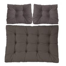 PÁRNA-SZETT raklapbútorhoz (3 db-os) Elefántszürke