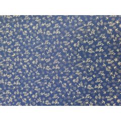 Alacsonytámlás párna /Sötétkék virágos